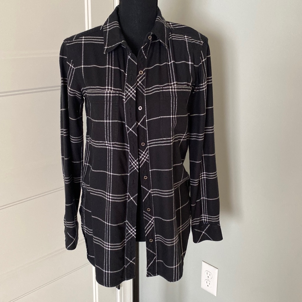 Athleta Button Down Flannel